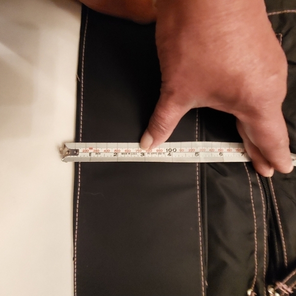 Vintage* 80s Carroll Ried Black Nylon Handbag/Purse - Picture 13 of 16